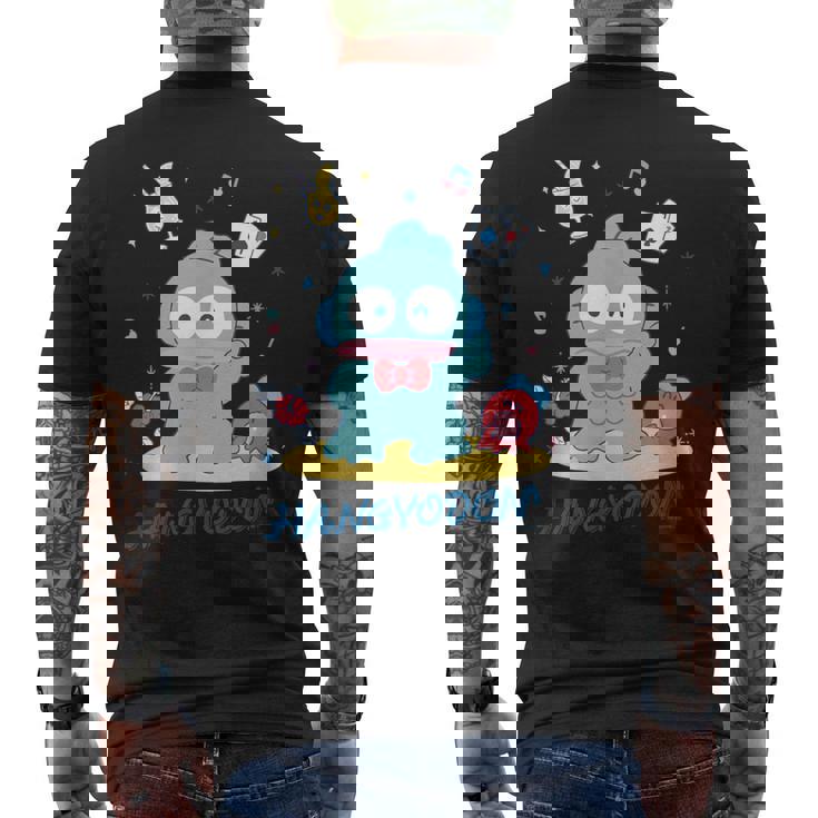 ハンギョドン ポーズ 【バレンタインギフトにおすすめ！】 メンズTシャツ バックプリント