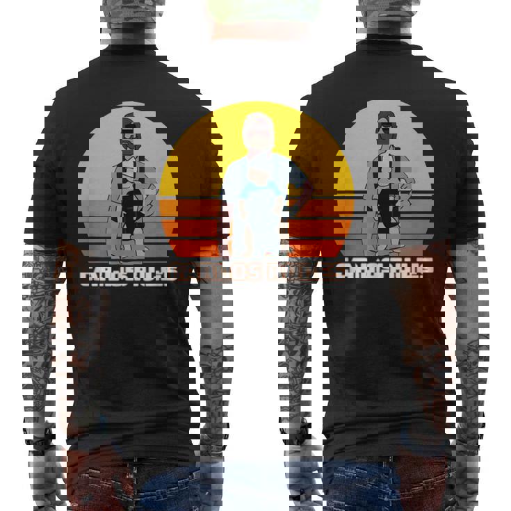 ハングオーバー映画 クラシックシネマ 面白い名前のカルロスシャツ メンズTシャツ バックプリント