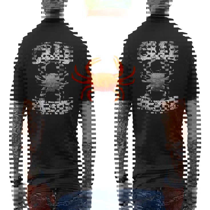 ハンティング メンズ ボーイズ キッズ カニ メンズTシャツ バックプリント