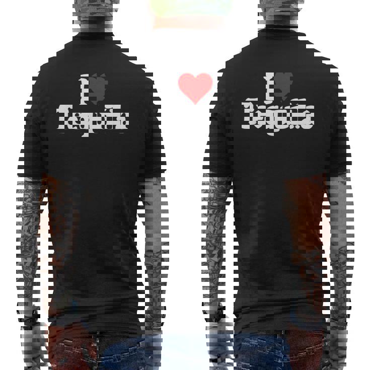 ハートテキーラが大好き メンズTシャツ バックプリント