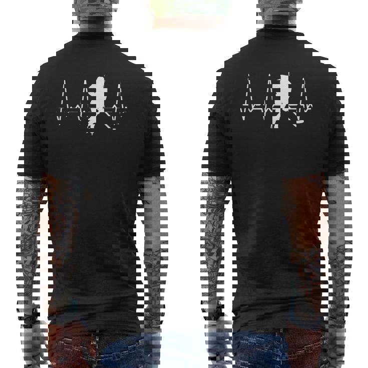 ハートビートアイスホッケー メンズTシャツ バックプリント