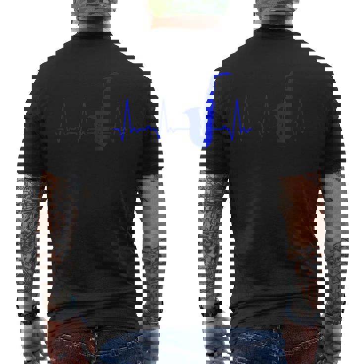 ハートビートサックス メンズTシャツ バックプリント