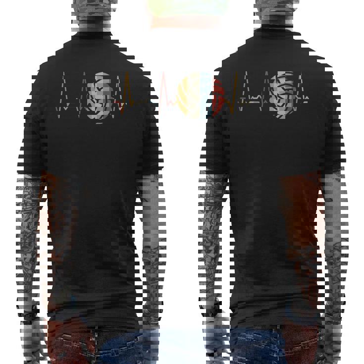 ハートビートバレーボール メンズTシャツ バックプリント