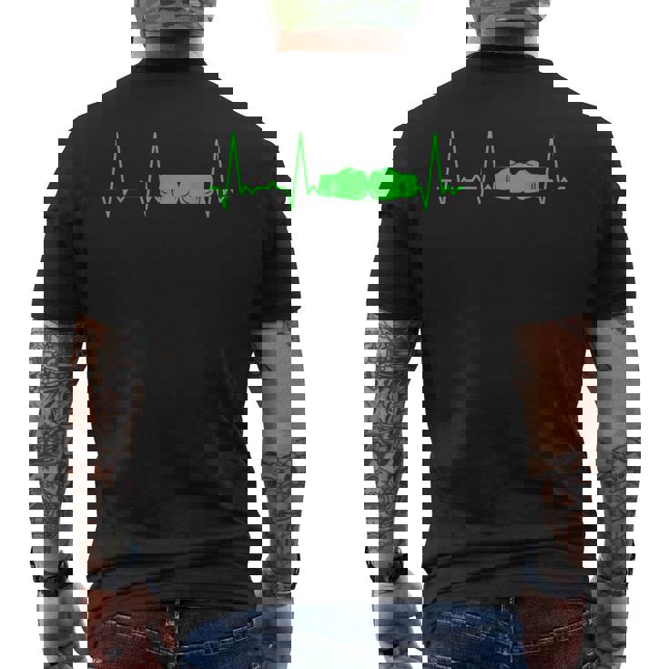 ハートビートボクシング メンズTシャツ バックプリント