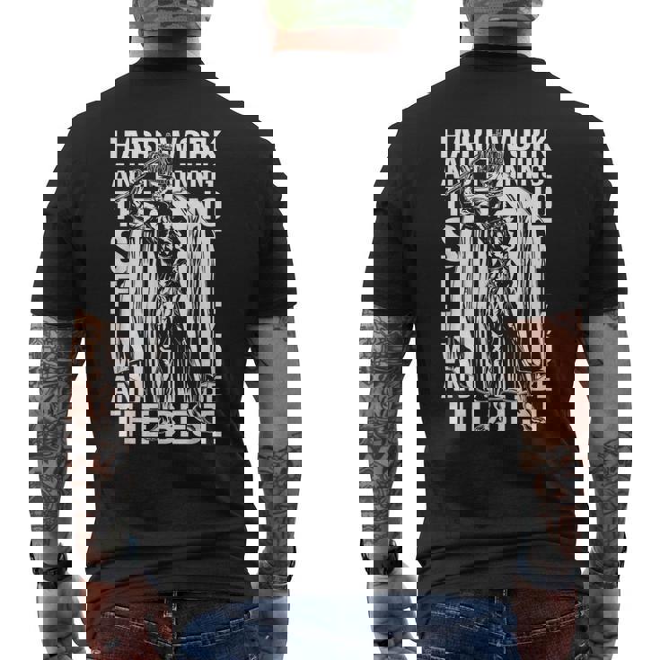 ハードワークトレーニング ミスターオリンピア ロニー・コールマン ボディービルディング メンズTシャツ バックプリント