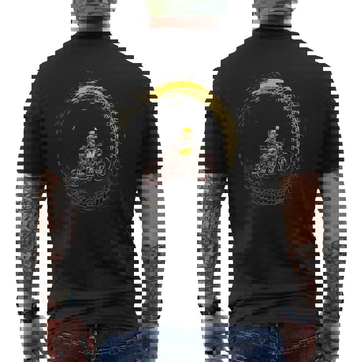 バイカー クール メンズTシャツ バックプリント