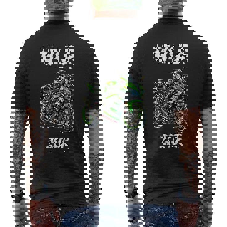 バイク Zx10r ニンジャ モーターサイクリスト Zx10r バイク メンズTシャツ バックプリント