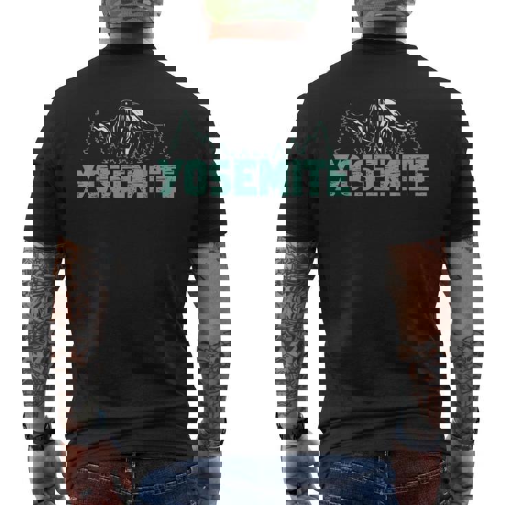 バケーション国立公園 ヨセミテ メンズTシャツ バックプリント