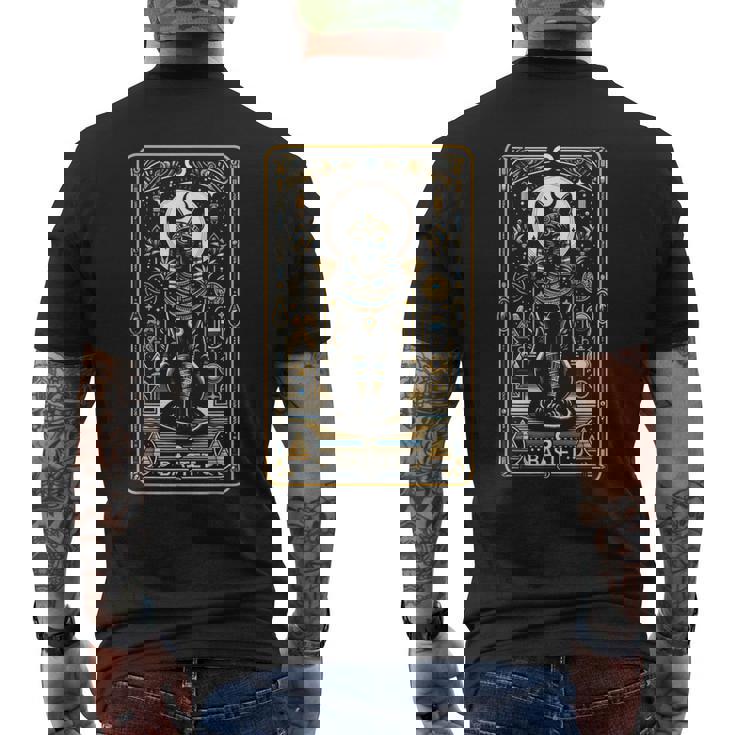 バステット 猫 女神 古代エジプト エジプト神話 メンズTシャツ バックプリント