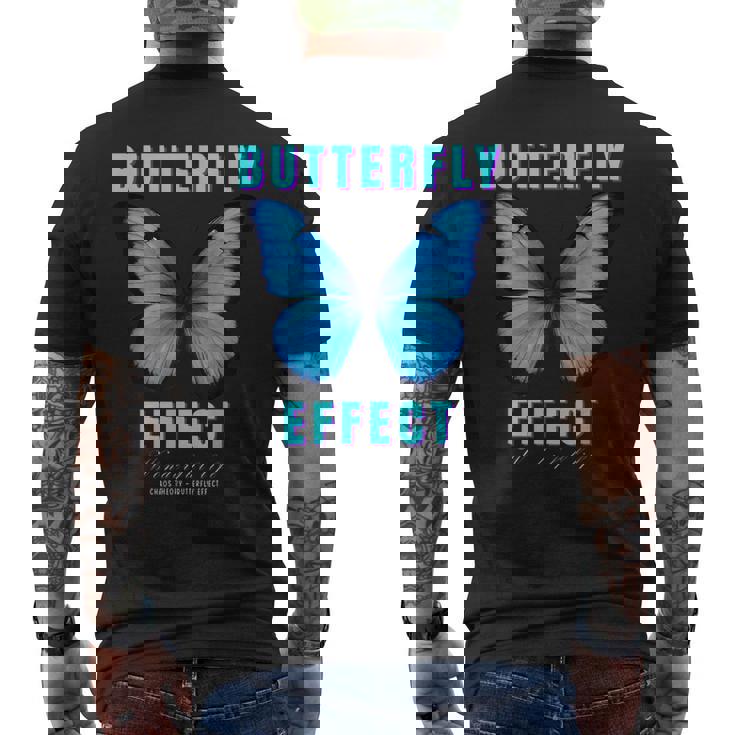 バタフライエフェクトtシャツ テクノフェスティバル Tekk バタフライ メンズTシャツ バックプリント