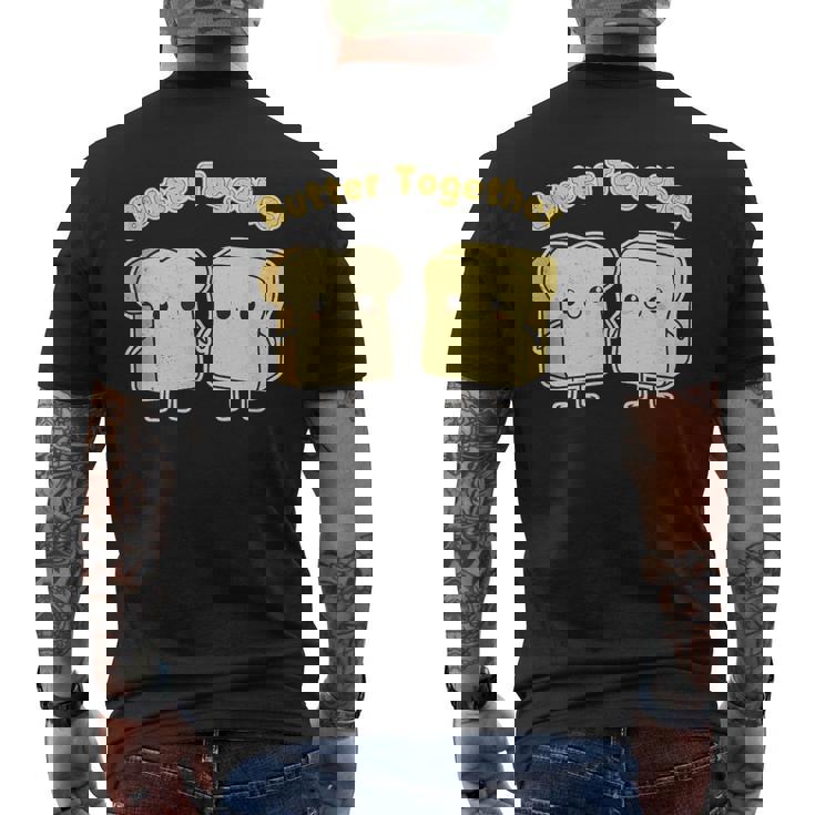 バター・トゥゲザー メンズTシャツ バックプリント