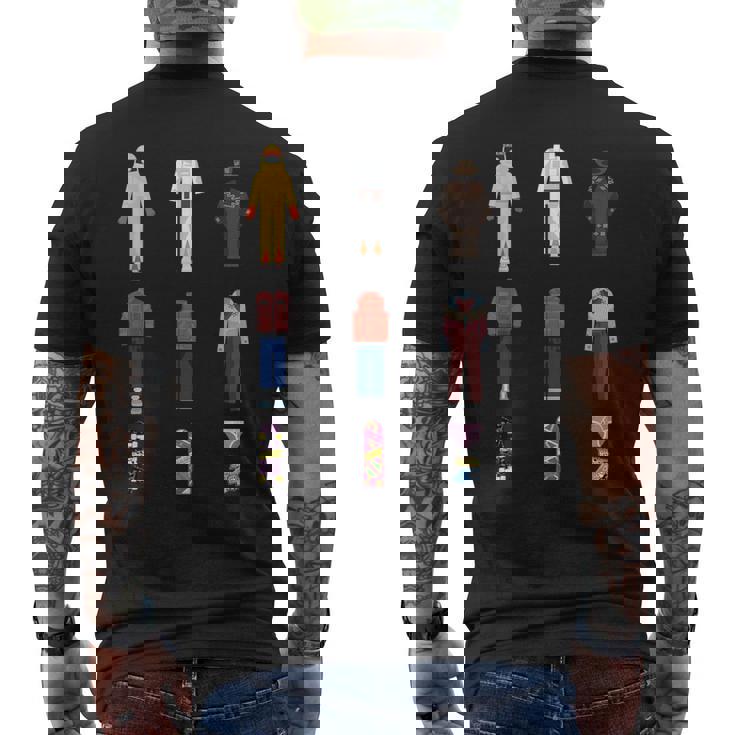 バック・トゥ・ザ・フューチャー 40周年記念の象徴的な衣装 メンズTシャツ バックプリント