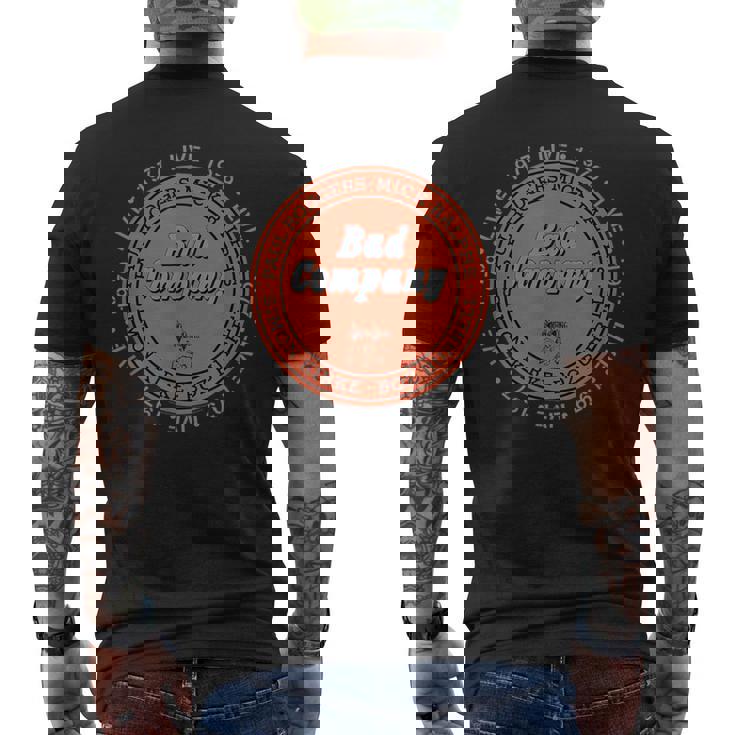 バッド・カンパニー・ライブ 1977-1979 メンズTシャツ バックプリント