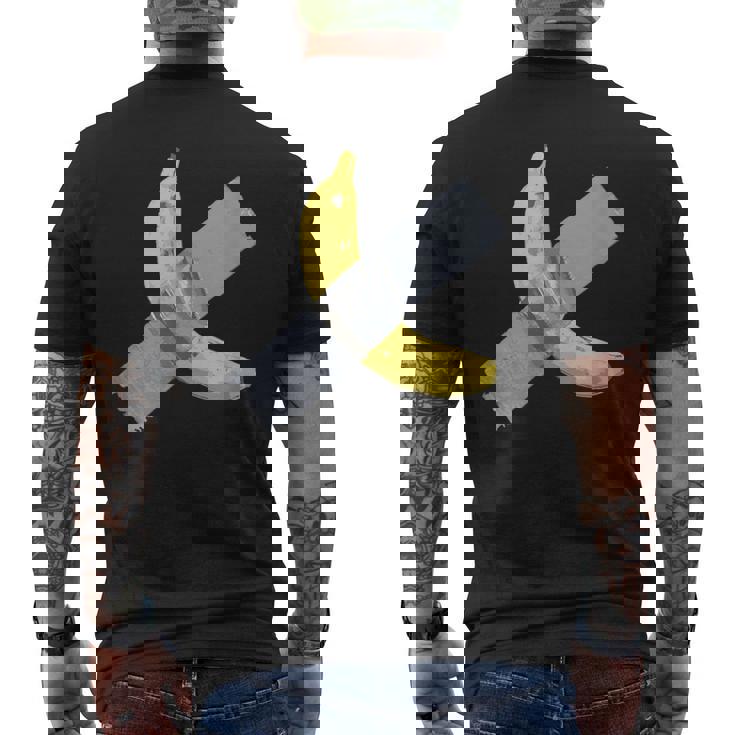 バナナダクトテープ メンズTシャツ バックプリント