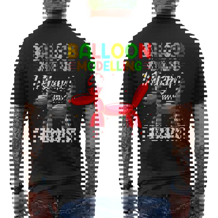 バルーンモデリング セラピストより安価 バルーンアート メンズTシャツ バックプリント