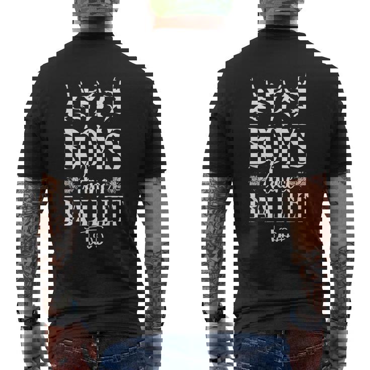 バレエダンサー ダンスガール バレリーナ 男の子 ダンス バレエ Too メンズTシャツ バックプリント