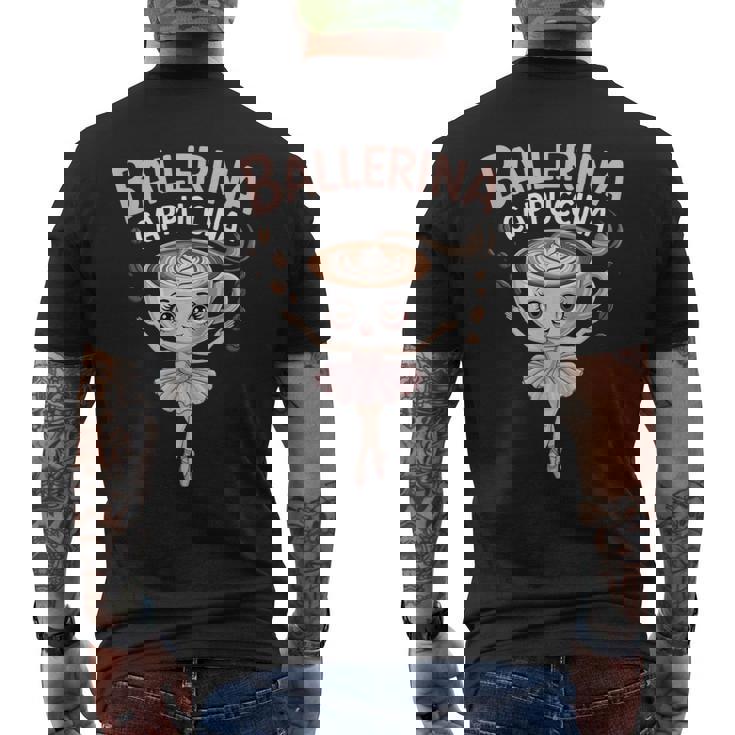 バレリーナ カプチーナ 気まぐれなミームtシャツ メンズTシャツ バックプリント