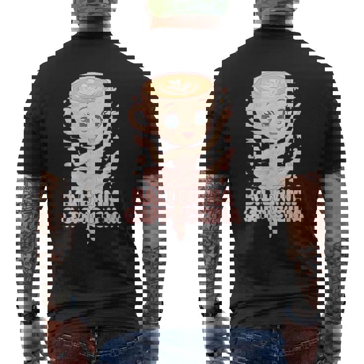 バレリーナカプチーナ イタリアンブレインロットミーム メンズTシャツ バックプリント