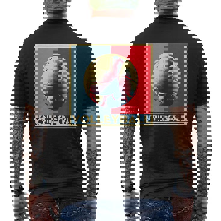 バレーボール バレー 面白tシャツ おもしろ 服 メンズ レディース おもしろグッズ バレー部 メンズTシャツ バックプリント