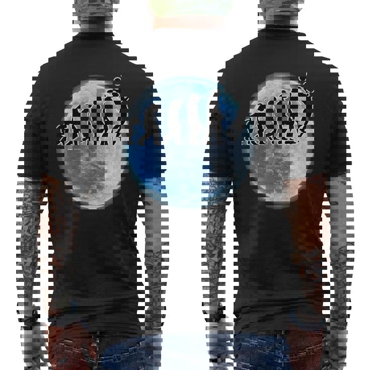 バレーボール 面白tシャツ 人類の進化 おもしろ バレー 服 オリジナル 部活動 おもしろグッズ ネタ メンズ メンズTシャツ バックプリント