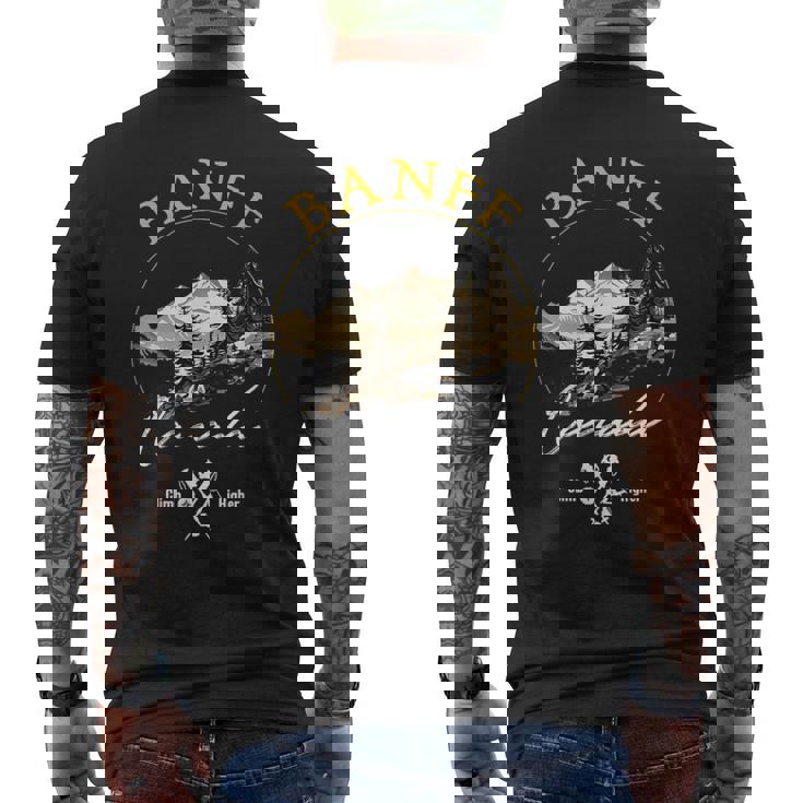 バンフ レトロ ヴィンテージ アパレル バンフ お土産 メンズTシャツ バックプリント