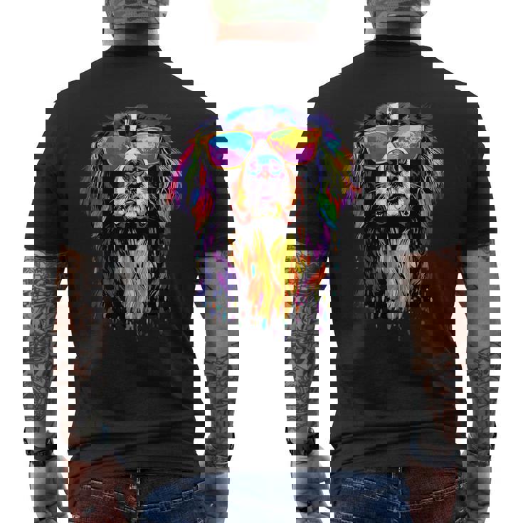 バーニーズマウンテンドッグ Dürrbächler スイス・マウンテンドッグ メンズTシャツ バックプリント