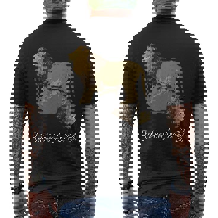 バーバリライオン メンズTシャツ バックプリント