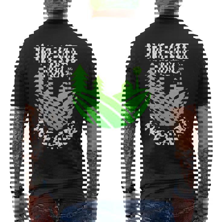 パインノブ 音楽 劇場 ミュージシャン ミュージカル メンズTシャツ バックプリント