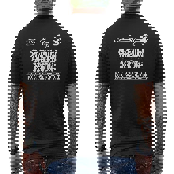 パタゴニア・シープドッグのオーナーズ メンズTシャツ バックプリント