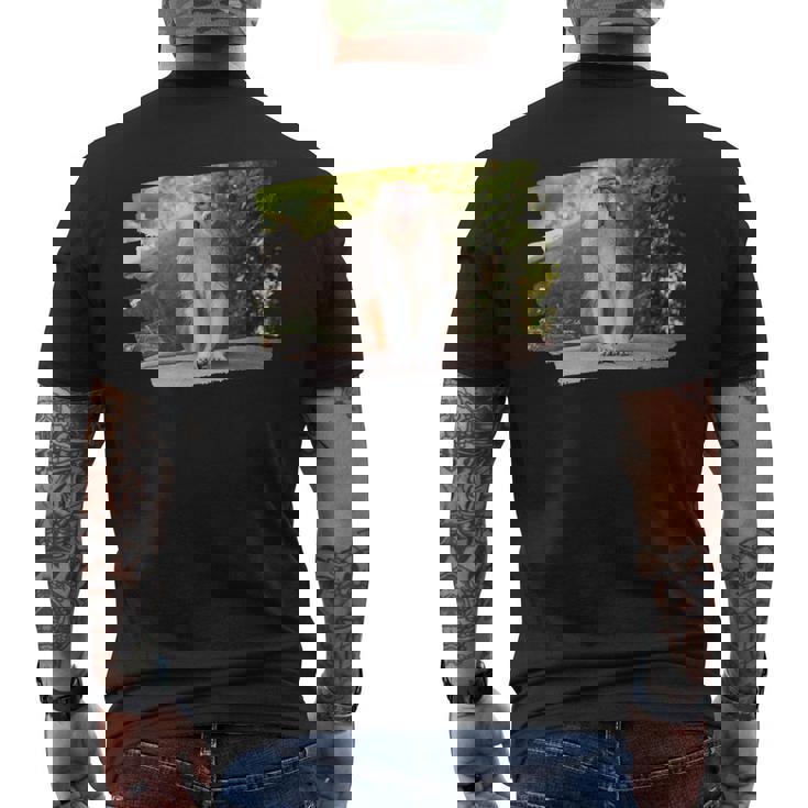 パタス・モンキー メンズTシャツ バックプリント