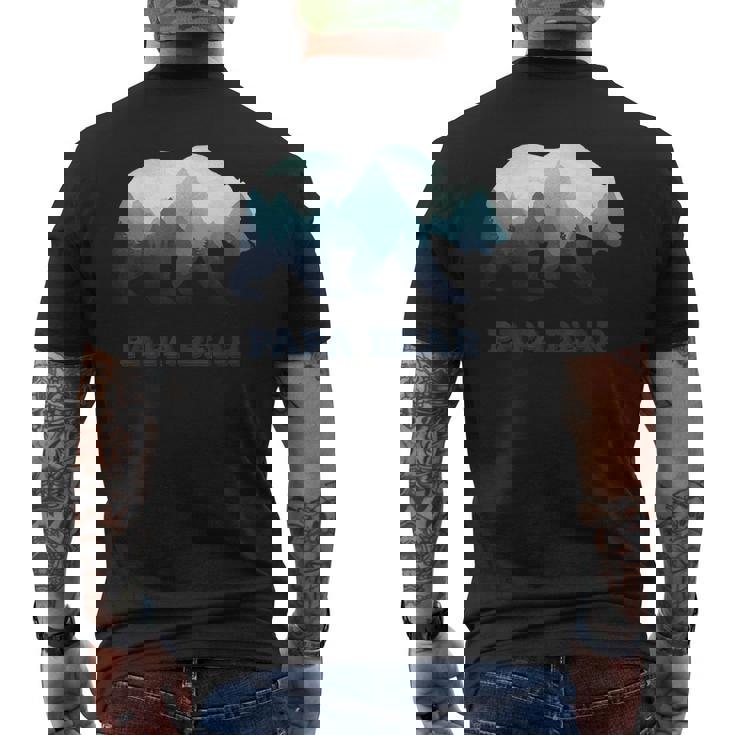 パパベア 野生動物 父の日ギフト お父さんやお父さんへのギフト メンズTシャツ バックプリント