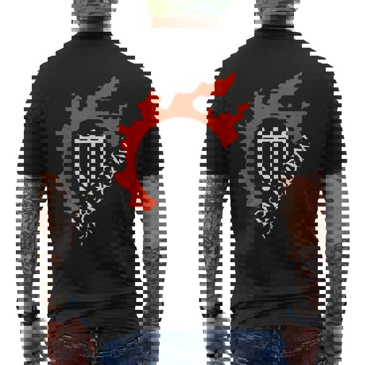 パラディン 光と闇の戦士のために メンズTシャツ バックプリント