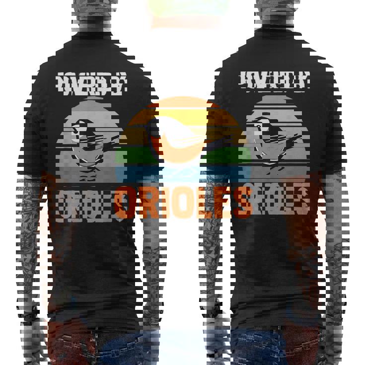 パワード・バイ・オリオールズ メンズTシャツ バックプリント