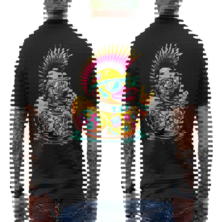 パンク アヒルの子 パンクロック メンズTシャツ バックプリント