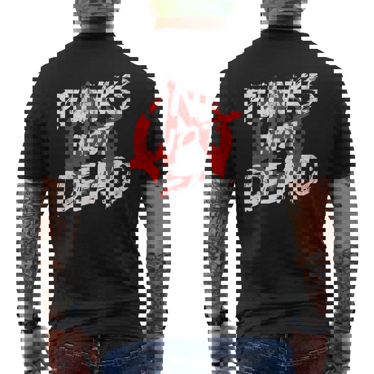 パンク ロック ポゴ アナーキー パンクス パンク ロッカー パンクの衣装 メンズTシャツ バックプリント