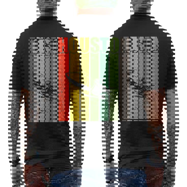 ヒューストン メンズTシャツ バックプリント