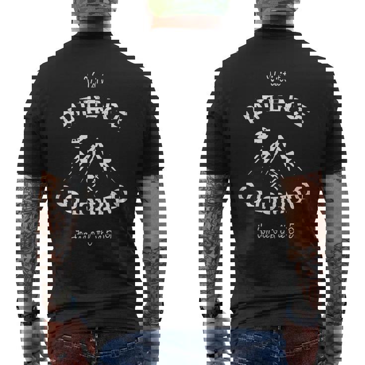 ビジット・ペイエンス・コロラドレジデント・エイリアン メンズTシャツ バックプリント