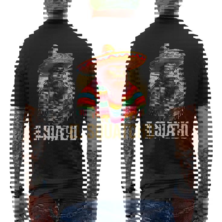 ビッグフット エル・スクワッチョ 面白い 南西メキシコ ソンブレロ メンズTシャツ バックプリント