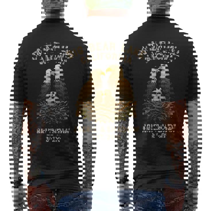 ビッグ・ベアー・レイク・カリフォルニア・イーグルスジャッキー・アンド・シャドウ メンズTシャツ バックプリント
