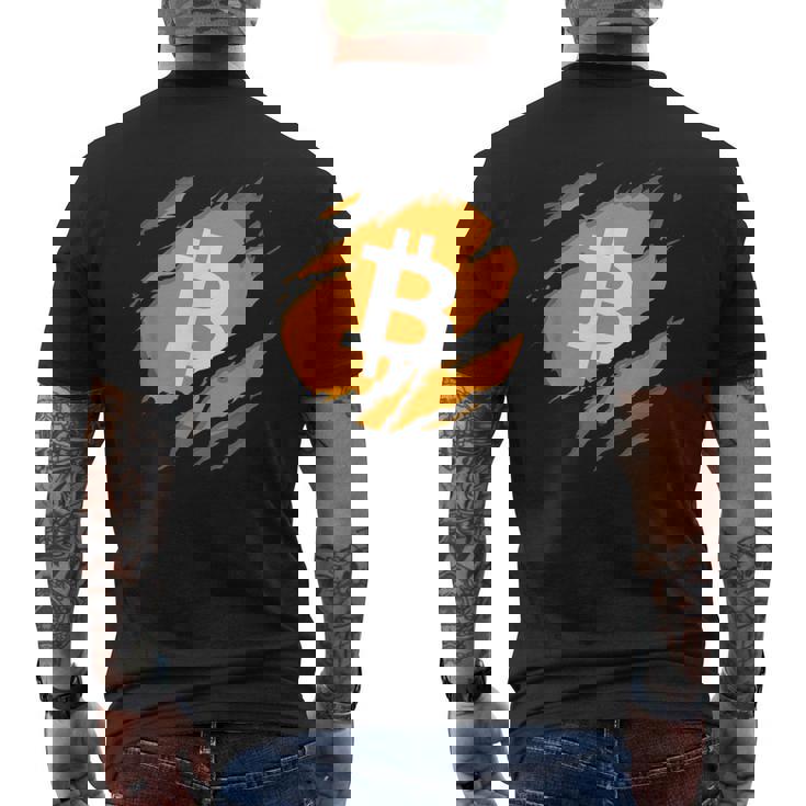 ビットコインプランbの時間です メンズTシャツ バックプリント