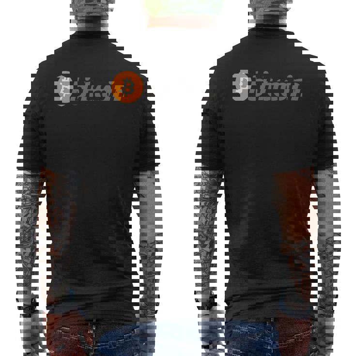 ビットコイン暗号通貨 暗号通貨 ビットコイン メンズTシャツ バックプリント