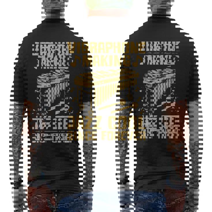 ビブラフォン プレーヤー 楽器 おもしろ ビブラフォン メンズTシャツ バックプリント