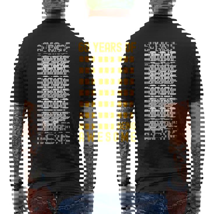 ビール 酒 還暦祝い 面白いtシャツ 飲み おもしろ 飲み会 のんべえ メンズ ネタ 服 60歳 父の日 メンズTシャツ バックプリント