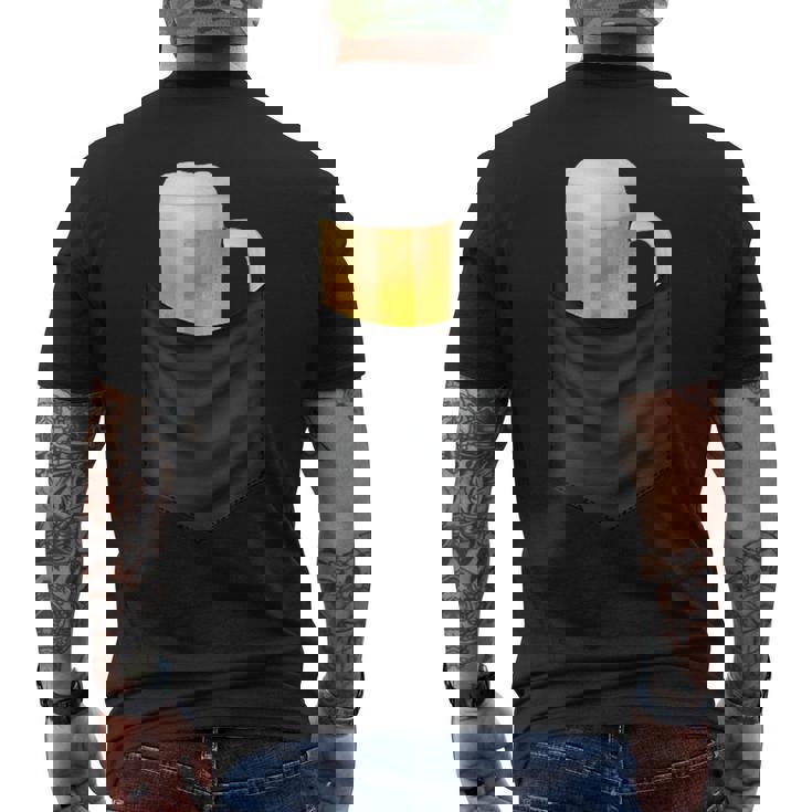 ビール 酒 面白いtシャツ 面白い ジョッキ ポケット 飲み おもしろ 飲み会 のんべえ メンズ ネタ 服 メンズTシャツ バックプリント