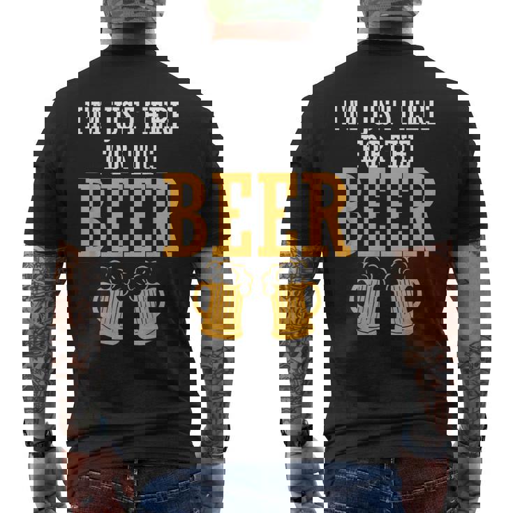 ビール好きのシャツビール好きにはたまらない メンズTシャツ バックプリント