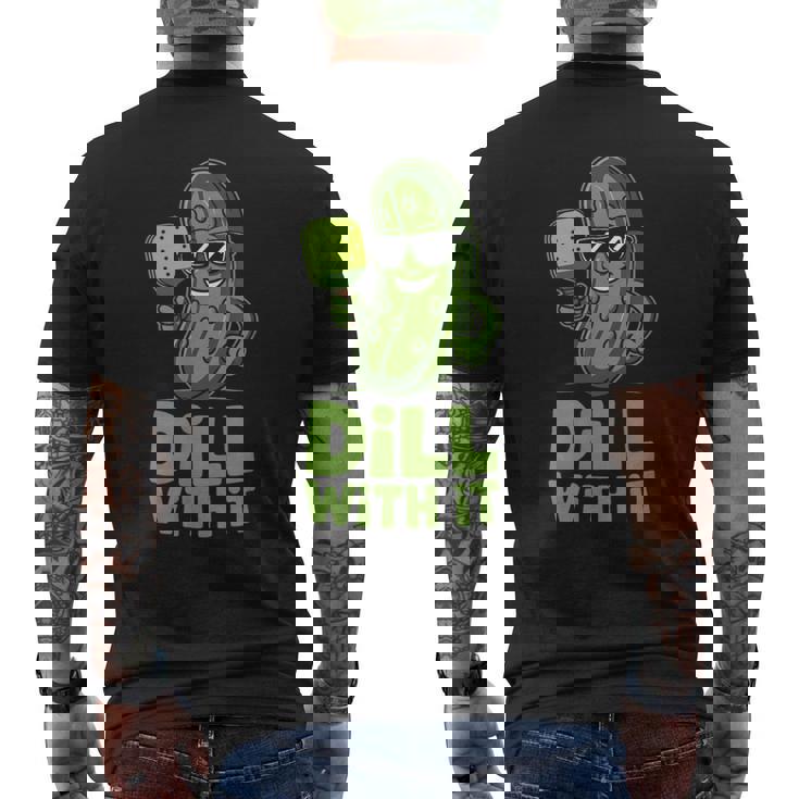 ピクルス ピックルボール キュウリ ベジタリアン ディル With It メンズ レディース メンズTシャツ バックプリント