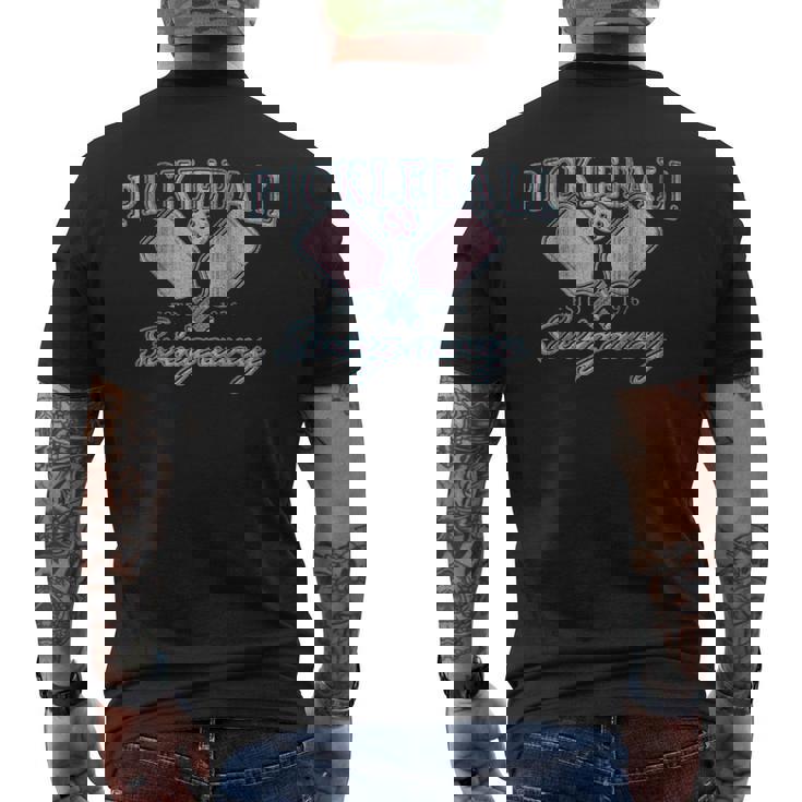 ピックルボール スイングアウェイ メンズTシャツ バックプリント