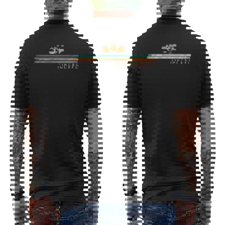 ピックルボール レトロ ヴィンテージ ピックルボール メンズTシャツ バックプリント