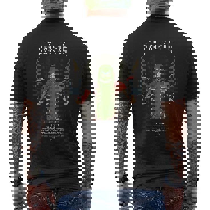 ピックル・リック・アイム・ア・サイエンティストリック・アンド・モーティ・マーチ メンズTシャツ バックプリント