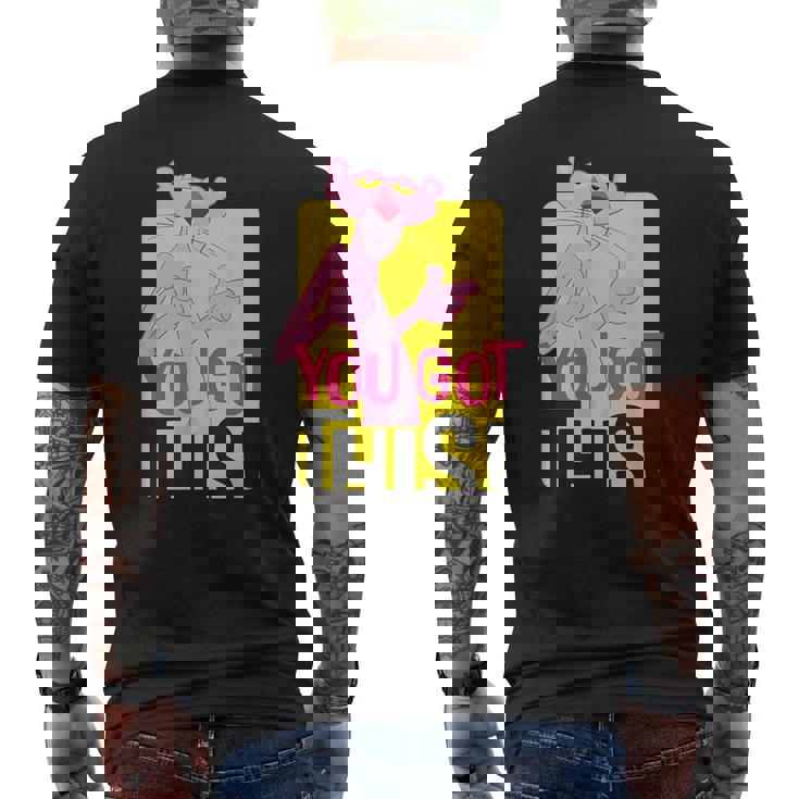 ピンクパンサー You Got This メンズTシャツ バックプリント